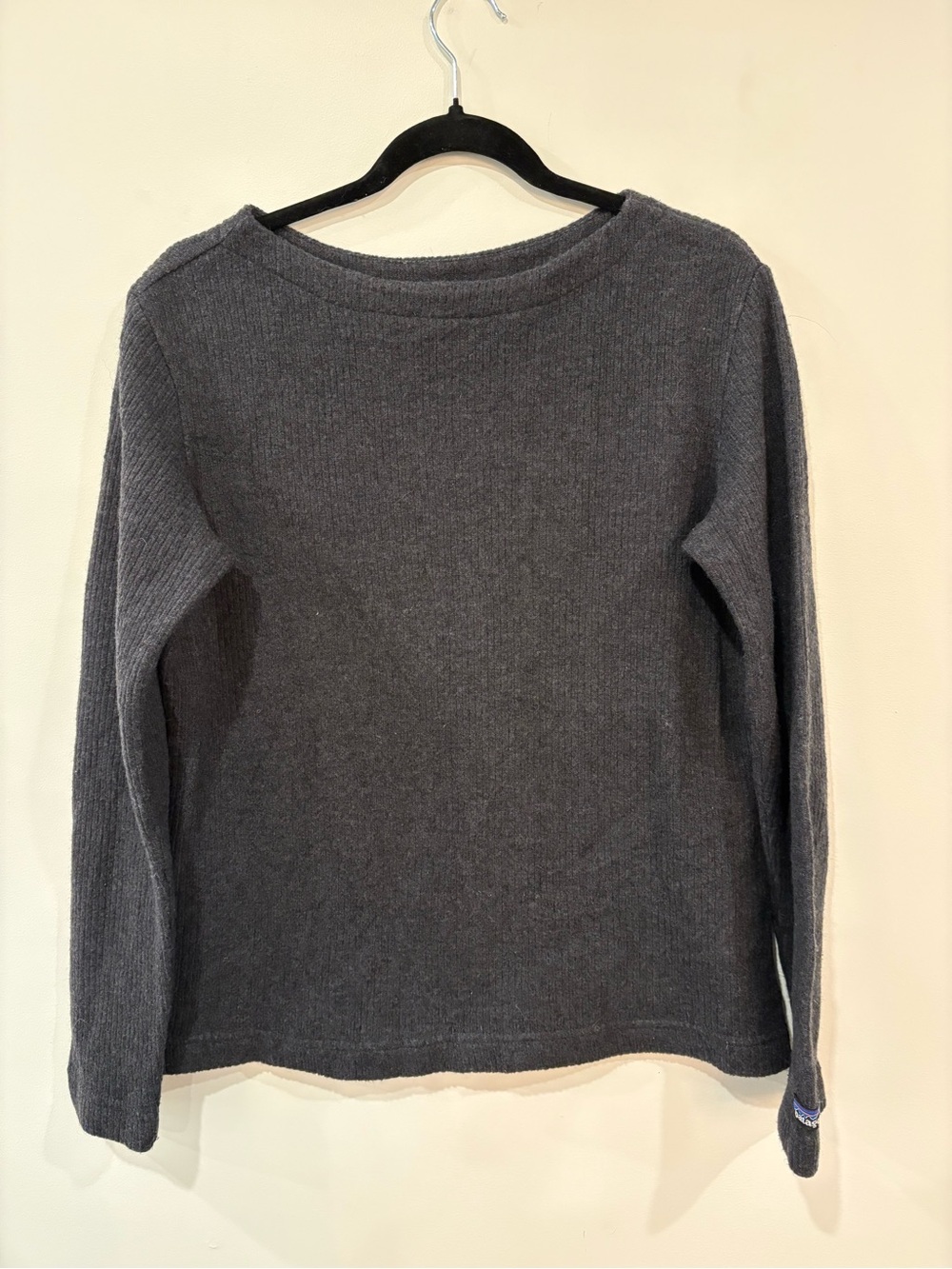 Patagonia Women's Charcoal Gray Boatneck Sweater
